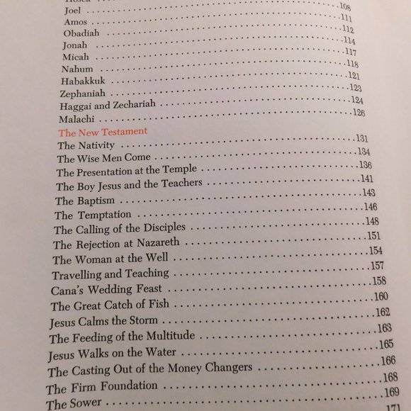 Children's Stories of the Bible From the Old and New Testaments 1968 Vintage - Picture 7 of 8